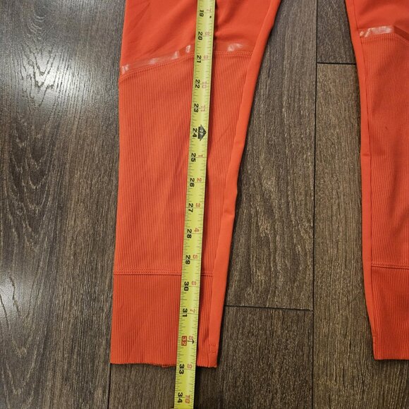 Adidas by Stella McCartney Women's Orange Athletic Leggings Gym Exercise Size S - Picture 14 of 17